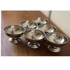 Stainless Steel Polished Eco-Friendly Modern <b>Bowls</b> <b>for</b> Smoothie <b>Dessert</b> Ice Cream-Restaurant Household Party Use - Product Image 4
