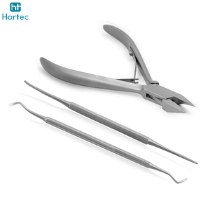 Juego de Pedicura Completo de Acero Inoxidable de Alta Calidad con Estuche Antideslizante, Fácil de Usar, Instrumentos de Podología Reutilizables OEM ODM - Product Image 3