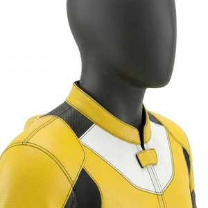 Traje de Motociclismo de Cuero de Alta Calidad, Diseño Personalizado de Dos Piezas, Impresión de Verano, Transpirable, Directo de Fábrica - Product Image 4