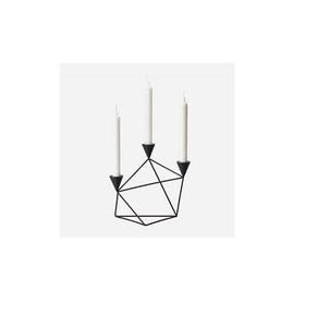 Support à bougie moderne en métal noir pour mariages et événements festifs – Support à bougie classique en fer fait main, très apprécié, pour la décoration intérieure et les tables - Product Image 1