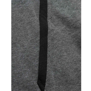 เสื้อฮู้ดผู้ชายสีเทาแบบสลิมฟิต ผ้าฝ้ายถัก 100% สวมใส่สบาย สีพื้น ระบายอากาศได้ดี เหมาะสำหรับใส่ในฤดูใบไม้ร่วง ขายส่ง - Product Image 4