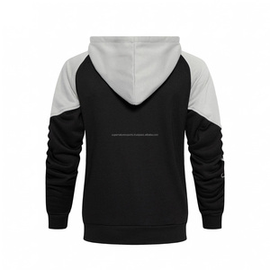 Derniers pantalons à capuche en molleton de coton 100% pour hommes survêtement d'hiver à fermeture éclair respirant pour la course à pied et le jogging logo personnalisé - Product Image 2