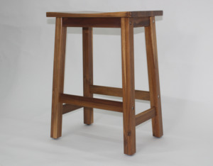 Acacia Wood Home <b>Stool</b> & <b>Ottoman</b> Rustic Antique Design Durable Eco-Friendly Furniture for Apartment/Hotel/Villa - Product Image 1