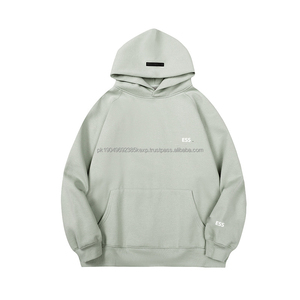 Sweat-shirts à capuche surdimensionnés avec logo réfléchissant imprimé OEM, streetwear, pull personnalisé - Product Image 2
