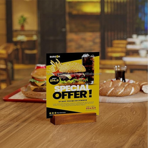 Porte-cartes de visite décoratif en bois de sève d'arbre écologique de qualité supérieure pour événements et fêtes - Product Image 2