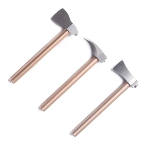 Haches en acier Damas de qualité industrielle, usage polyvalent, design populaire, différentes couleurs, manche en bois, prix d'usine - Product Image 2
