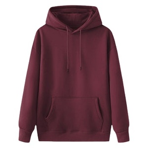 Sudaderas con capucha de alta calidad para mujer, bolsillo de canguro, patrón sólido de moda Simple, estilo informal con capucha, diferentes colores para otoño, MOQ bajo - Product Image 5