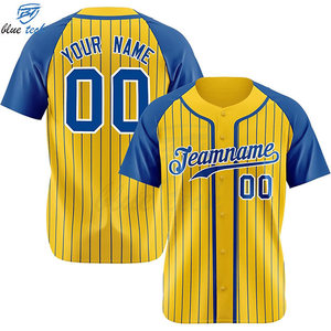 Baseball Jersey Custom Design Sportswear Training Match Premium 100% Polyester Heat-Transfer Printed Team Jerseys Custom Short - Product Image 6