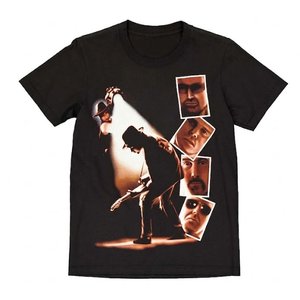 Nuevas camisetas negras para hombre con logo personalizado RTS Sales, para verano, estilo urbano, transpirables, artículos casuales de alta venta. - Product Image 1