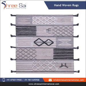 Tapis tissé en coton taille personnalisée tissage plat design classique pour la décoration d'événements hôtels commandes en gros fournisseurs orientés vers l'exportation en gros - Product Image 3
