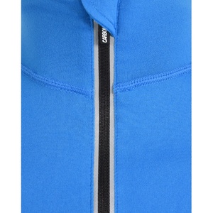 Men's Long Sleeve <b>Stand</b> Collar Zipper Closure <b>Cycling</b> Jersey with Quick Dry Breathable Polyester/Cotton Fabric - Product Image 5