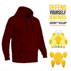 Men's Solid Color Hooded Fleece Sweatshirt Regular Fit Casual Hoodie With Front Pocket Autumn Wear - Product Image 5