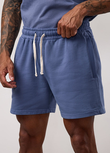 Shorts en coton pour hommes, personnalisés, de haute qualité, 100% coton, molleton, pour l'entraînement, la course à pied, décontractés, en tissu éponge français, shorts de sport - Product Image 3