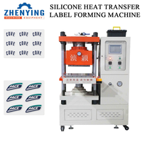 Machine automatique de transfert d'étiquettes en silicone caoutchouté de haute qualité et facile à utiliser pour la formation de logos en silicone pour casquettes