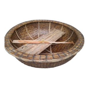 Coracle de Bambú Ecológico Hecho a Mano, Bote Tradicional Natural para Decoración del Hogar, Compradores Mayoristas - Product Image 1