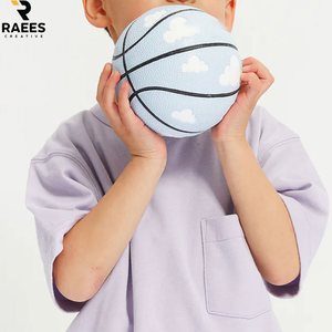 Ballons de basket de haute qualité, couleur et taille personnalisées, avec chambre à air en caoutchouc naturel, design respirant, 580-620g - Product Image 4