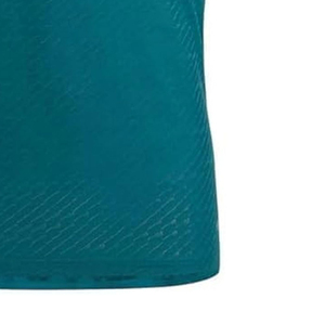 เสื้อฟุตบอลแขนสั้นคอวีสำหรับผู้ชาย BRG สีฟ้าอมเขียว ผ้าโพลีเอสเตอร์ซับเหงื่อ ทรงแอธเลติก ลายเรียบ ชุดกีฬา - Product Image 5