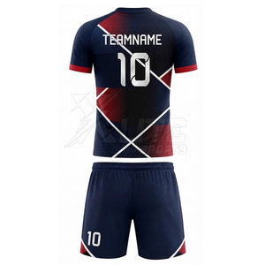 Hot Supplier Breathable Polyester Adult Sportswear Soccer Training Kit <b>Shirt</b> Shorts Combination for Football Teams Clubs - Product Image 3