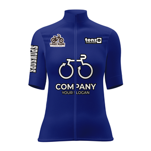 Jersey de Ciclismo para Mujer al por Mayor, Manga Corta, Cierre Frontal, Transpirable, 100% Poliéster, Color Personalizado, Proveedor OEM ODM - Product Image 3