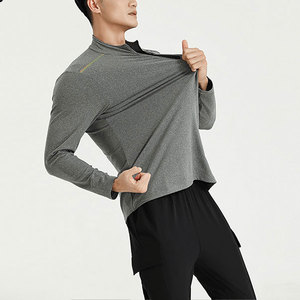 <b>Men's</b> Winter Quarter <b>Zip</b> Slim Fit Long Sleeve Print Sweatshirt with Pocket Stand Collar Woven Fabric Lightweight Hip Hop Style - Product Image 3