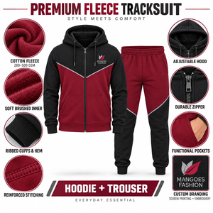 Ensemble de jogging unisexe Mangoes Fashion en molleton technique, couleur unie, effet dégradé, polyester/coton, noir, été, 220g, col montant - Product Image 6