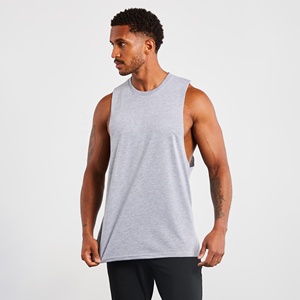 Camiseta sin mangas deportiva para hombre, transpirable, 100% algodón, estilo urbano, para gimnasio y entrenamiento. - Product Image 1
