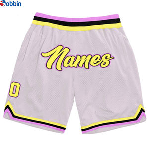 Nuevos Pantalones Cortos Deportivos Vintage para Hombre, Transpirables, con Bordado, Retro, Lisos, de Doble Malla, Personalizados, para Baloncesto - Product Image 4