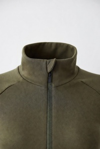 Veste de yoga pour femme à col montant zippé, manches longues, coupe ajustée, séchage rapide, haut de sport anti-humidité pour la course et la gym - Product Image 4