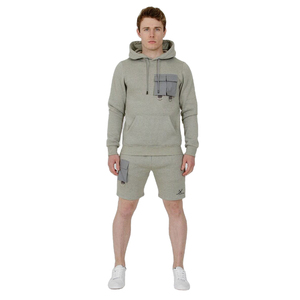 Conjunto de Sudadera con Capucha y Pantalones Cortos de Estilo Casual Inteligente para el Verano, Tela Ligera y Suave, Look Diario, Presencia de Moda para Adultos - Product Image 2