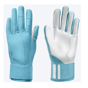 Gants de frappe de baseball personnalisés OEM en cuir véritable avec paume ventilée et sangle auto-agrippante sécurisée - Product Image 3
