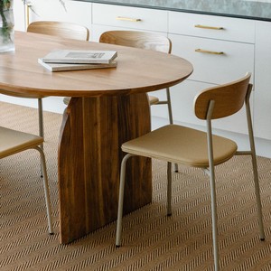 Vandana Hexa Merino Oval <b>dining</b> <b>table</b> in acacia wood (200x100 cm) Bedum - Product Image 2
