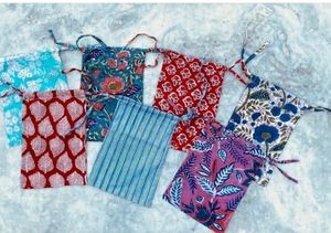 Bolsas de Almacenamiento de Algodón Hechas a Mano de Dolly Enterprises, en Varios Tamaños, Bolsas de Moda Sólidas para Joyería, Monedas, Cosméticos, Viajes y Regalos - Product Image 5