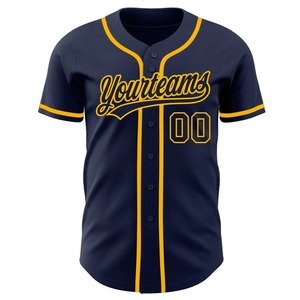 Maillot de baseball pour homme, imprimé par sublimation, brodé, t-shirt de baseball à boutons, chemise de baseball rayée à manches courtes, personnalisable pour enfants - Product Image 3