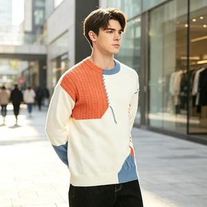 Pull en tricot vintage pour homme, taille plus, de haute qualité, nouveau style personnalisé, 100% coton, hiver - Product Image 4