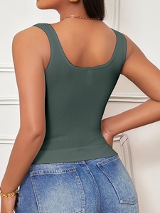 Soutien-gorge de sport court pour femme, doux et confortable, pour le yoga, le fitness, l'entraînement et la course, vêtements de sport, logo personnalisé, marque privée, vente en gros - Product Image 4