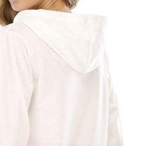 เสื้อฮู้ดแขนยาวโอเวอร์ไซส์ของผู้หญิงเสื้อมีฮู้ดพิมพ์ซับลิเมชันโลโก้ตามสั่งสำหรับฤดูหนาว - Product Image 6