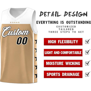 ชุดบาสเก็ตบอลแบบกำหนดเอง เสื้อและกางเกงขาสั้นแบบกลับด้านได้ ผลิตจากโพลีเอสเตอร์ 100% คอวี ตัดเย็บตามสั่ง พร้อมโลโก้ ชื่อ และหมายเลข สำหรับสโมสร ชมรม หรือทีมกีฬา - Product Image 3