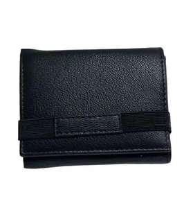 Organizador de Tarjetas de Bolsillo de Cuero Genuino para Hombre con Cierre de Banda Elástica, Almacenamiento de Tarjetas con Múltiples Ranuras, Cartera Compacta - Product Image 5