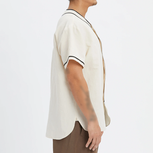 Nueva Llegada, Jersey de Béisbol Unisex Ligero con Cuello en V, Precio Económico, Ropa Deportiva y para Exteriores, Jersey de Béisbol de Poliéster, Servicio OEM - Product Image 5