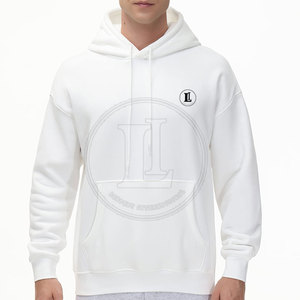 Customized Logo Solid Winter Breathable <b>Oversized</b> Men's Pullover <b>Hoodies</b> Casual Wear 100% Cotton Hooded - Product Image 3