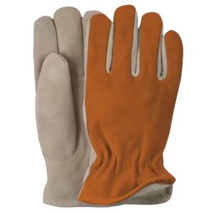 Gants de sécurité en cuir de vachette pleine fleur de qualité supérieure, durables, avec poignet réglable, pour usage industriel, doux et confortables pour les mains - Product Image 3