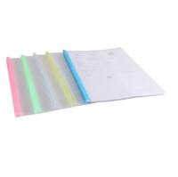 Organisateur de documents A4 en plastique, classeur à bandes multicolores avec pochettes transparentes pour le rangement des papiers, dossiers transparents durables