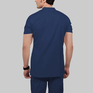 Tenues médicales unisexes pour hôpitaux : ensembles de blouses et pantalons extensibles pour infirmières et chirurgiens en Spandex/Polyester - Product Image 3