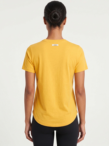 T-shirts de sport pour femme à ourlet incurvé, coupe ajustée, séchage rapide et respirants - Product Image 5