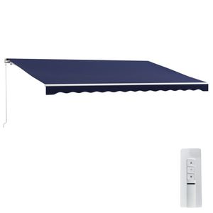 Tenda da Sole Retrattile con Illuminazione LED, Telaio in Lega di Alluminio, Tenda Laterale Rivestita in PVC per Uso Residenziale, Estensibile 6m, Larghezza Massima 5m - Product Image 2