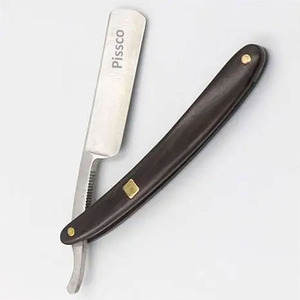 Rasoir de barbier pliant pour salon, rasoir droit pour la coupe de cheveux, support pour salon de beauté - Product Image 4