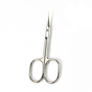 Ziakot Industry Stainless Steel <b>Cuticle</b> <b>Scissors</b> Sharp Curved Blade Round Handle Durable Manicure Tool for Adults - Product Image 1