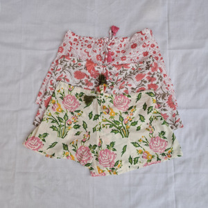 High Quality Stitched Printed Fabric Women's Short With Elastic Drawstring Waist Casual Outer Wear Short Bottom <b>Comfy</b> Sleepwear - Product Image 1