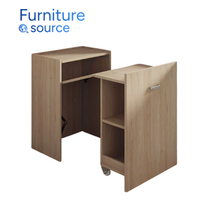 Durable MDF Melamine Office <b>Table</b> Storage Cabinet Foldable Adjustable <b>Space</b>-<b>Saving</b> Home Work Areas Quality Vietnam Factory Made - Product Image 2