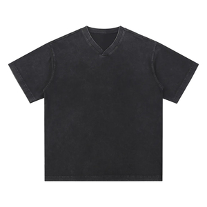 Camisetas Extra Grandes de Verano para Hombre y Mujer, Estilo Vintage, Lavado Desgastado, Personaliza tu Propio Logotipo, 100% Algodón, Lavado Ácido - Product Image 3